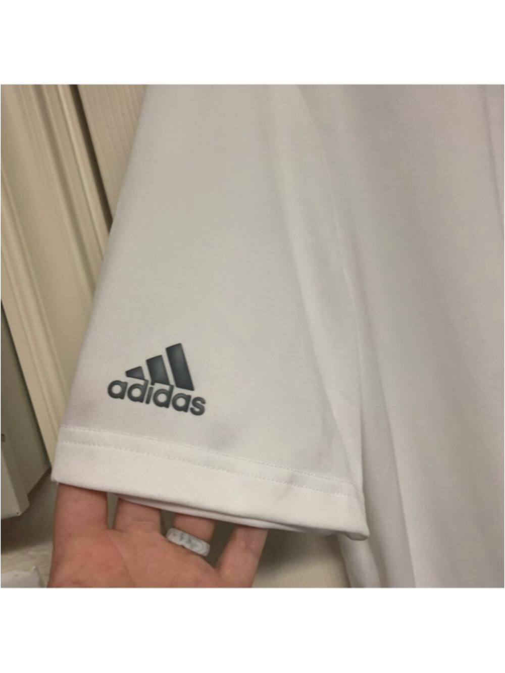 Adidas golf white polo short sleeve athletic sporty breathable mens size XL NEW - Picture 5 of 15